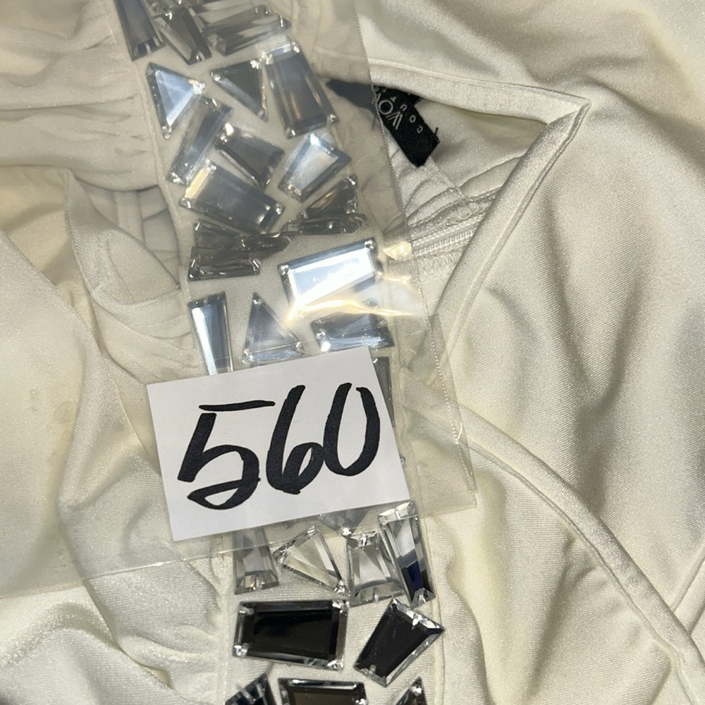 Wow Couture NWT! White Mirror Pieces Swimsuit - Picture 13 of 13